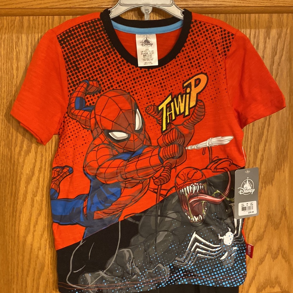 Boys 5/6 Disney Marvel,  Spider man - 2 piece outfit - Picture 2 of 15